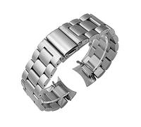 OXOLAMRIN cinturón de metal de acero inoxidable, Ajuste de correa de acero inoxidable.(Silver)