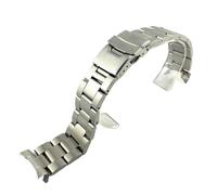OXOLAMRIN cinturón de metal de acero inoxidable, Correa de reloj de acero inoxidable de 20Mm y 22Mm, accesorios de pulsera de Metal con extremo curvado sólido(2,22mm)