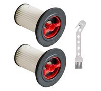OXOXO Juego de 2 filtros con cepillo limpiador, juego de filtros compatibles con Bosch Unlimited Gen2 Series 8 Vacuum Cleaner, 12036642 HEPA Replacement Filter