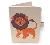 Oxrose Protector de cuaderno de salud para bebé niño - león - tamaño A5 15 x 21 cm - solapas para guardar recetas