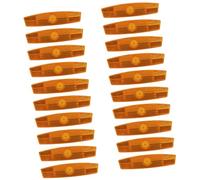 Oxtxuzdm 20 láminas reflectantes para llantas de bicicleta, reflectantes, reflectores, radios de bicicleta, reflectores de advertencia, llantas de bicicleta, cinta reflectante