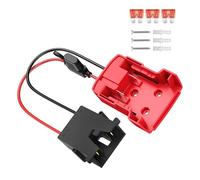 Oxtxuzdm Adaptador de corriente de baterías de litio de 18 V para montar en coche de juguete con conectores de arnés, 3 fusibles de 40 amperios incluidos adaptador de corriente