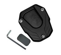 Oxtxuzdm - Almohadilla de extensión de aluminio, accesorios para motocicleta, soporte lateral, placa ampliadora para motocicleta, estabilidad