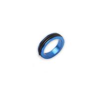 Oxtxuzdm Anillos de gestión de líneas de aleación de aluminio ligeros, herramienta de ayuda para extracción de nudos, herramienta antideslizante para dedos, duradera línea de pesca