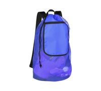 Oxtxuzdm Bolsa de playa de gran capacidad con cordón, mochila deportiva de arena para gimnasio, viajes, gimnasio y actividades al aire libre, cordón de almacenamiento de playa, malla deportiva