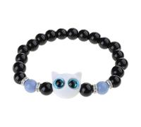 Oxtxuzdm Bonita cadena de mano cómoda con cuentas de resina, ideal para la vida cotidiana y accesorio de citas, talla única, como se describe