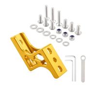 Oxtxuzdm Conversor de luz de nariz de aluminio para bicicleta, soportes plegables para bolsas, conversiones de luz, asientos, fácil de instalar, adaptador de soporte para bicicletas, portadores