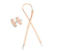 Oxtxuzdm Correa de hombro ajustable, bolso de repuesto de piel sintética, accesorios de hombro, bandolera de piel sintética, c, silver buckle