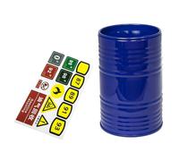 Oxtxuzdm Crawlers Car Realistic Oil Barrels Decoración Control Remoto Accesorios Modificados Para 1: 8 1:10 Control Remoto Aceite de Metal Can