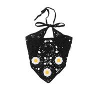 Oxtxuzdm Elegantes diademas triangulares para el pelo, accesorios para cabina de fotos, diadema triangular, diadema bohemia para festivales de música, diadema de flores para mujeres