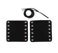 Oxtxuzdm Empuñaduras para manillar de motocicleta con correa de piel sintética, fundas de agarre para manillar, protector de agarre