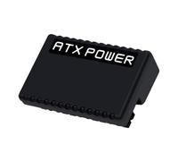 Oxtxuzdm Fuente de alimentación de 24 pines, herramienta de puente de 90 grados, cambiador en ángulo para placa base, placa base, escritorio, suministro de PC, gestión de cables