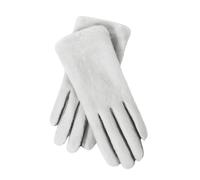 Oxtxuzdm Guantes cálidos de invierno de diseño simple con hilo de imitación cálido, tejido a mano para mujeres y niñas, para exteriores, hilo sintético, gris, Talla única
