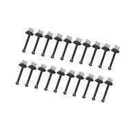 Oxtxuzdm Herramienta de limpieza de peine de diseño de doble cara, 20 unidades para una fácil eliminación de desechos de peines, cepillos, teclado, muebles, removedor de vello