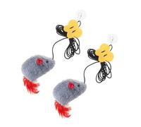 Oxtxuzdm Juego de 2 piezas de juguetes divertidos para colgar en la puerta, para el aburrimiento interior, la ansiedad, reducir el entretenimiento de las mascotas