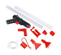 Oxtxuzdm Juego de limpiador de sifón ajustable para peceras, lavadora, cambiador de agua, a prueba de obstrucciones, sifón de limpieza de arena