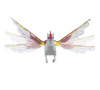 Oxtxuzdm Juguete de caballo eléctrico mágico con alas de cuerda para colgar y tirar para niños de 3 años y juego de fantasía novedad para niños