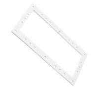 Oxtxuzdm Junta de placa frontal mejorada para skimmer de piscina con construcción de goma resistente, 13.8 x 7.5 pulgadas, sello de skimmer de piscina de fácil instalación