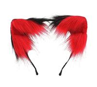 Oxtxuzdm Lovely Foxes - Aro para el pelo con forma de oreja para cosplay de personajes de anime, diadema de transmisión en vivo para adolescentes y mujeres, accesorios para el cabello, diadema de