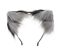 Oxtxuzdm Lovely Foxes - Aro para el pelo con forma de oreja para cosplay de personajes de anime, diadema de transmisión en vivo para adolescentes y mujeres, accesorios para el cabello, diadema de