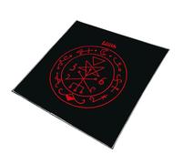 Oxtxuzdm Mantel de adivinaciones con símbolo misterioso, astrología, tarots, cartas, altares, tela, juego de mesa, accesorio para decoración de pared