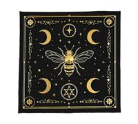 Oxtxuzdm Mantel de adivinaciones mariposa estrella astrología tarots tarjeta altares tela adivinaciones juego de mesa accesorio mariposa estrella patrón tarots carta espiritual cubierta