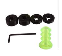 Oxtxuzdm Modificación de pedal de bloque de amortiguación suave para una sensación de conducción auténtica, actualizaciones de pedal de carrera, modificación de freno de rueda de carrera