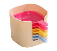 Oxtxuzdm Multipuprose - Platos para condimentos de 100 ml, materiales de polipropileno, diseños que ahorran espacio, ideales para el hogar, restaurantes, recipientes de salsas