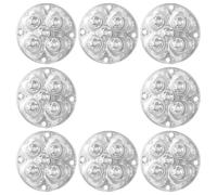 Oxtxuzdm No requiere herramientas, ruedas giratorias de 360 grados, mecanismo de 3 rodamientos de bolas, menos daño, instalación, gran capacidad de carga, 8 ruedas de triple rodamiento de bolas