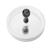 Oxtxuzdm Protector de limpieza de discos con abrazadera limpiadora de discos para una conservación óptima de discos con mango de aluminio para mantenimiento de tocadiscos