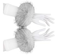 Oxtxuzdm Pulseras Térmicas Con Estilo Cubrebrazos Calidez Diurna Y Calentador De Muñeca Suave A Piel Sensible