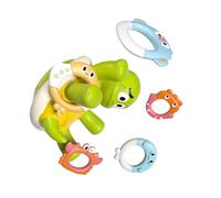 Oxtxuzdm Pulverizadores eléctricos amigables para bebés Tortugas Baño Agua Aspersores Juguetes para Experiencias Interactivas Y Divertidas Juego de Ducha Padres Niños Interacción Juguetes