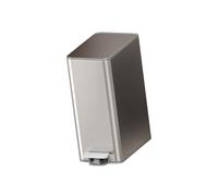 Oxtxuzdm Quiet Touch - Contenedor de basura inoxidable de 7 litros contra base deslizante, contenedor de basura para el hogar, oficina, no se desliza contra la punta