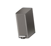 Oxtxuzdm Quiet Touch - Contenedor de basura inoxidable de 7 litros contra base deslizante, contenedor de basura para el hogar, oficina, no se desliza contra la punta