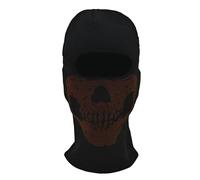 Oxtxuzdm Sombrero loco para adultos, otoño e invierno, sombrero de punto para fiesta de Halloween, accesorios de fotografía, patrón de calavera, gorro de punto de Halloween para hombre