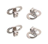 Oxtxuzdm Suaves 8 Soportes para Pendientes De Diseño Joyería Pesada Soporte Antideslizante Uso Cómodo Accesorio Invisible Potenciador Clip Pendientes A Prueba De Flacidez