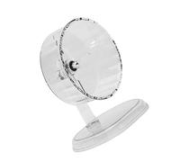 Oxtxuzdm Super Silents - Rueda para hámster con soporte, juguete de ejercicio sin ruido para jerbos, erizos, hámsteres sirios, accesorios para hámster