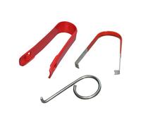 Oxtxuzdm Tapones de tuerca, extractor de lengüetas, herramienta de extracción de tapas de llantas, pinzas portátiles, cubiertas de pernos, ganchos extractores