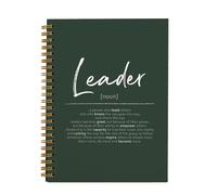 OXW Cuaderno de regalo de liderazgo, regalos de líderes para mujeres y hombres, cuaderno de oficina para el trabajo, regalos de agradecimiento para líderes, mentores, jefes, supervisores, cuaderno en