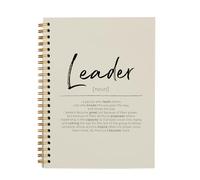 OXW Cuadernos beige para el trabajo, regalos de liderazgo, cuaderno de trabajo de oficina, diario para escribir reuniones, tomar notas, regalos de agradecimiento para mujeres y hombres, líder, mentor