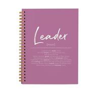 OXW Cuadernos morados para el trabajo, regalos de liderazgo, cuaderno de trabajo de oficina, diario para escribir reuniones, tomar notas, regalos de agradecimiento para mujeres y hombres, líder