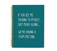 OXW Divertidos regalos de oficina cian diario, regalos divertidos para compañeros de trabajo, colegas, jefes, empleados, adultos, mujeres, hombres, reuniones de equipo, regalo snarky (5.5 x 8.3