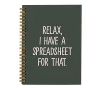 OXW Divertidos regalos de oficina de trabajo, cuaderno divertido para compañeros de trabajo, mujeres, hombres adultos, regalos sarcásticos para mujeres, contadores de hojas de cálculo (5.5 x 8.3