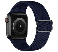 OXWALLEN Bandas elásticas ajustables elásticas compatibles con Apple Watch 7 de 1.41 mm, 38 mm, 40 mm, correa para iWatch SE Series 7/6/5/4/3, azul medianoche
