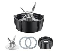 OXWZLEQAT Juego De Accesorios For Licuadora, Compatible con Oster, Compatible con Osterizer, Licuadora, Conjunto De Cuchillas Fusion De 4 Puntos con Junta De Sellado De Goma De 2 Piezas 4961