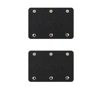 Oxxggkao 1 par de prácticas correas de cuero para bolso de mano con hebillas, funda protectora de moda para viajes y bolsa de viaje, Black