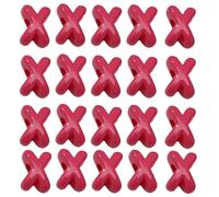 Oxxggkao 10 cuentas acrílicas coloridas de 2 mm, espaciadores en forma de X para pulseras, joyas, manualidades, suministros de costura, manualidades acrílicas