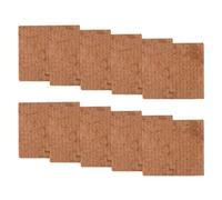 Oxxggkao 10 forros sostenibles de fibra de palma para nido de pájaros, ideales para zonas de gallina y lechos de aves de coco natural de chocolate