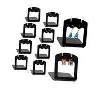 Oxxggkao 10 prácticos soportes acrílicos para pendientes, ahorro de espacio, adecuado para tiendas y ferias de manualidades, soporte de exhibición de aretes