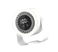 Oxxggkao 2 ventiladores eléctricos de montaje en pared, carga USB, 9 velocidades, fuerte ahorro de espacio, refrigeración para escritorio interior y exterior